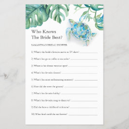 Tropiska spel i Möhippan känner du till briden Flygblad