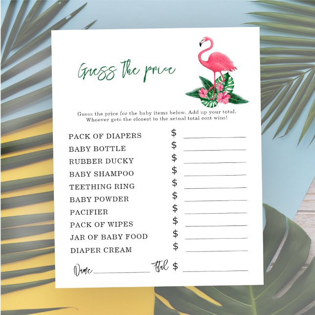 Tropiska spel - Party | Prist gissningsspel (Skapare uppladdad)