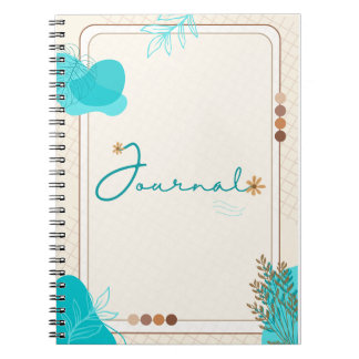 Tropiska Stil Journal Anteckningsbok