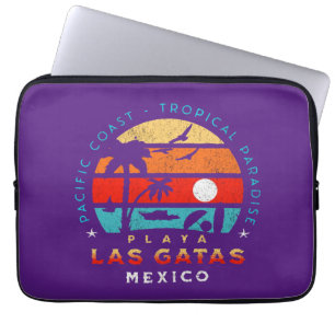 Tropiska Stillahavsparadiset/Las Gatas Beach Mexik Laptop Fodral