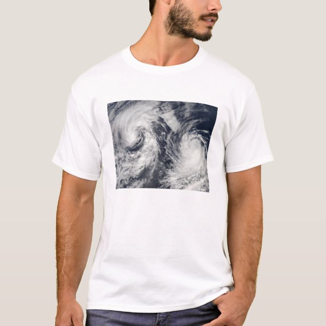 Tropiska stormar Boris och Cristina T-shirt (Framsida)