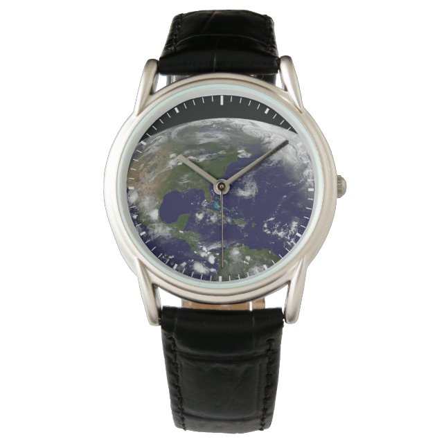 Tropiska stormar på planeten Jorden. Armbandsur (Framsida)