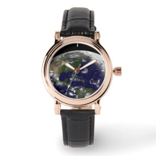 Tropiska stormar på planeten Jorden. Armbandsur