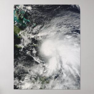 Tropiska stormen Noel över Haiti Poster
