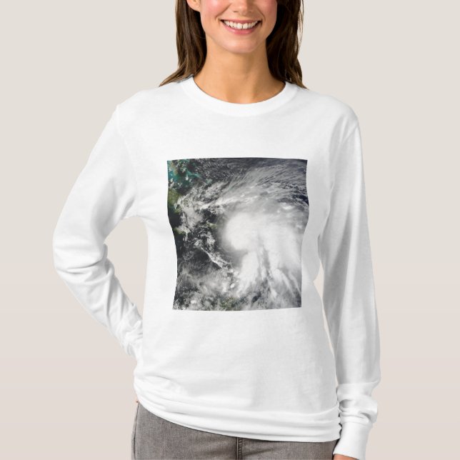 Tropiska stormen Noel över Haiti T Shirt (Framsida)