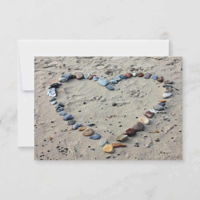 Tropiska strandbröllopsinbjudningar inbjudningar (Framsida)