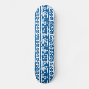 Tropiska stranden handflatan rand mini skateboard bräda 18,5 cm