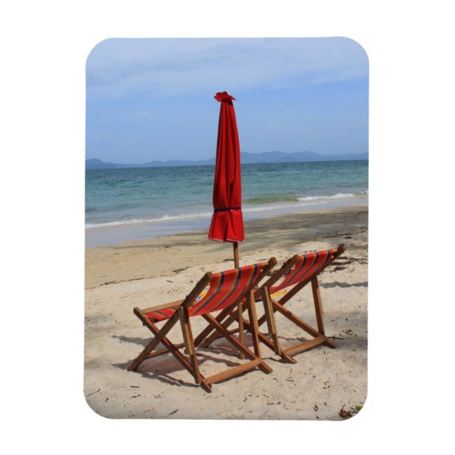 Tropiska stranden magnet (Vertikal)