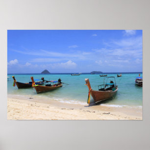 Tropiska stranden poster