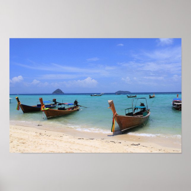 Tropiska stranden poster (Framsidan)