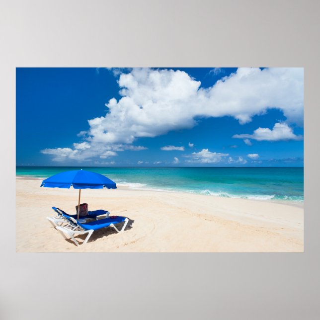 Tropiska stranden poster (Framsidan)