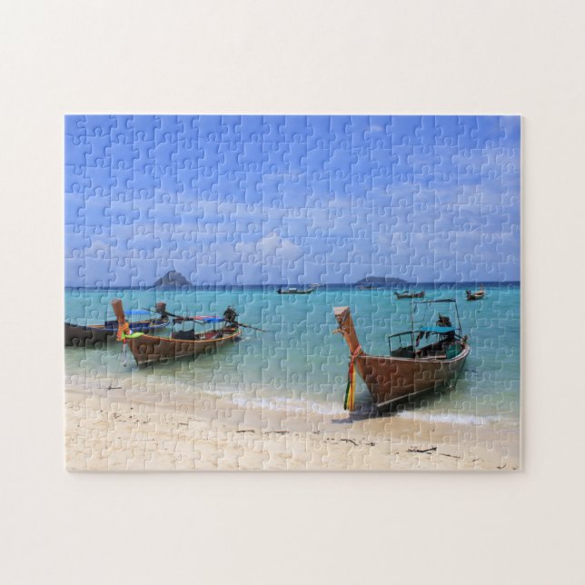 Tropiska stranden pussel (Horisontell)