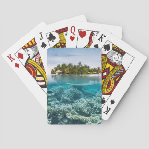 Tropiska stränder   Ari Afee Maldives Casinokort