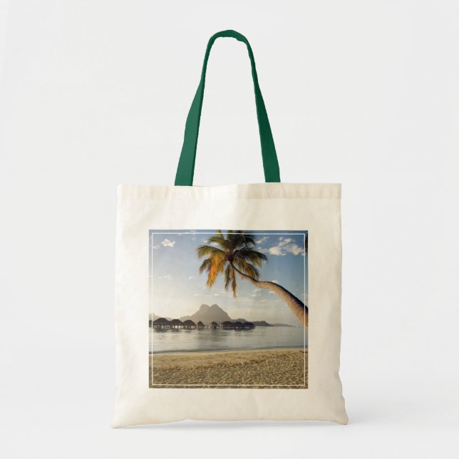 Tropiska stränder | Beach Huts, Bora Bora Tygkasse (Framsidan)