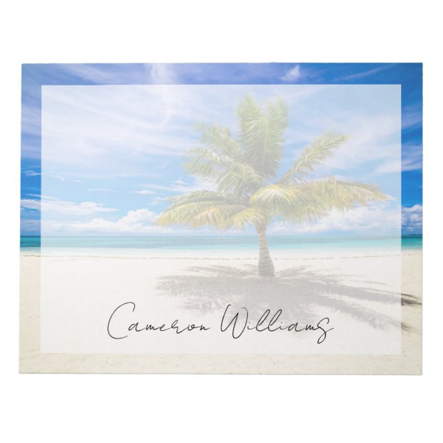 Tropiska stränder | Bora Bora, Fransk Polynesien Anteckningsblock (Framsida)