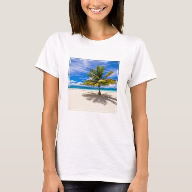 Tropiska stränder | Bora Bora, Fransk Polynesien T Shirt (Framsida)