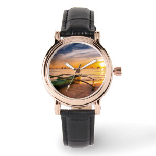 Tropiska stränder   Boracays vita strand Armbandsur