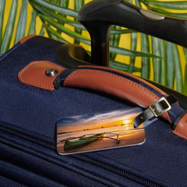 Tropiska stränder | Boracays vita strand Bagagebricka (Framsida Insitu 3)