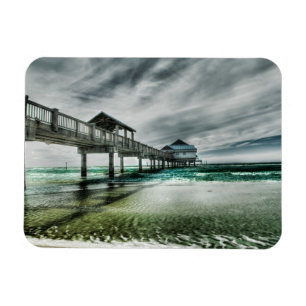 Tropiska stränder Clearwater Florida Magnet