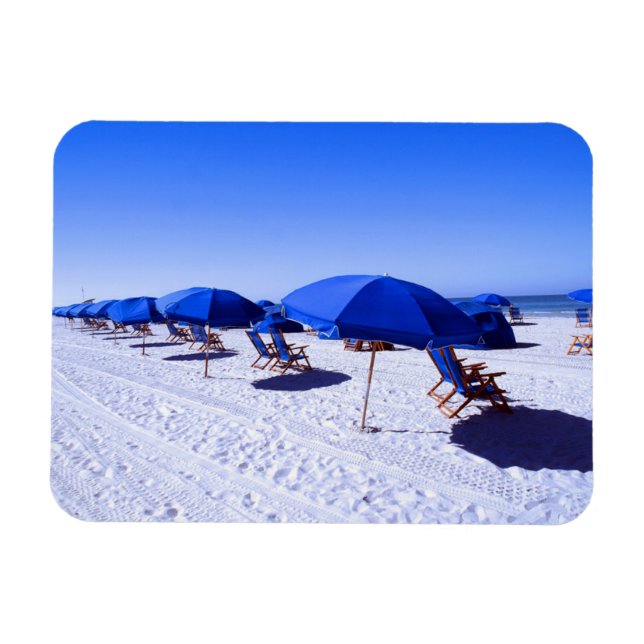 Tropiska stränder | Clearwater, Florida Magnet (Horisontell)