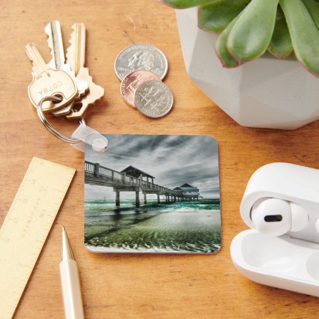 Tropiska stränder | Clearwater Florida Nyckelring (Skrivbord)