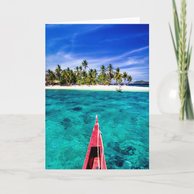 Tropiska stränder | El Nido, Filippinerna, Palawan Kort (Framsida)