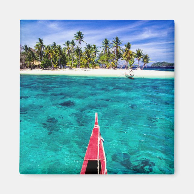 Tropiska stränder | El Nido, Filippinerna, Palawan Magnet (Framsidan)