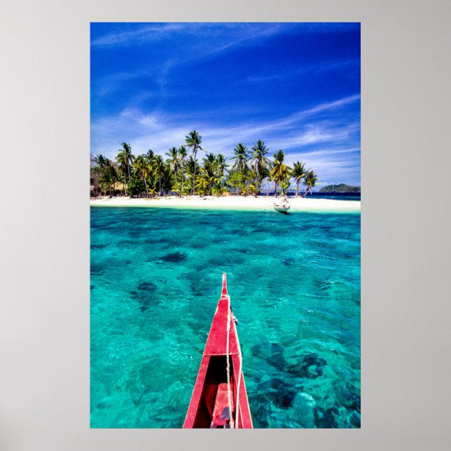 Tropiska stränder | El Nido, Filippinerna, Palawan Poster (Framsidan)