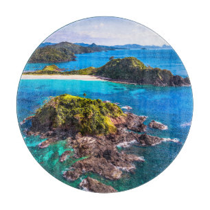 Tropiska stränder El Nido Phillipines