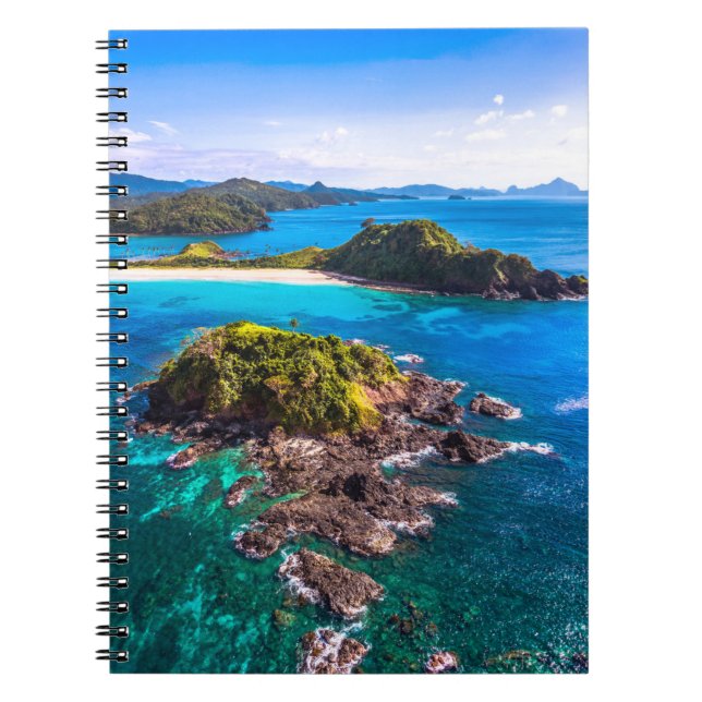 Tropiska stränder | El Nido Phillipines Anteckningsbok (Framsidan)