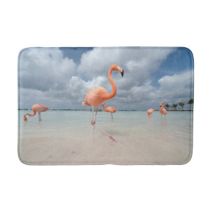 Tropiska stränder Flamingos Beach, Aruba Badrumsmatta