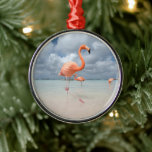 Tropiska stränder | Flamingos Beach, Aruba Julgransprydnad Metall<br><div class="desc">Fotot från fantastisk Getty Bilder har flamingos i Flamingos Beach,  en privat ö i Aruba.</div>