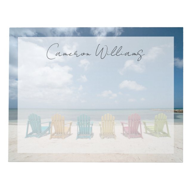 Tropiska stränder | Handflatan Beach, Aruba Anteckningsblock (Framsida)