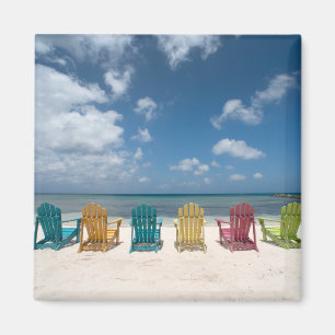 Tropiska stränder Handflatan Beach, Aruba Magnet