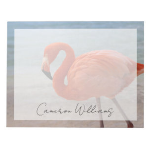 Tropiska stränder Karibien Flamingo, Aruba Anteckningsblock