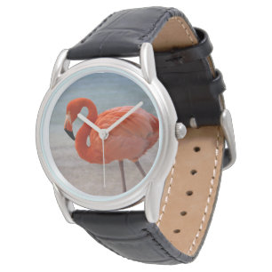 Tropiska stränder Karibien Flamingo, Aruba Armbandsur