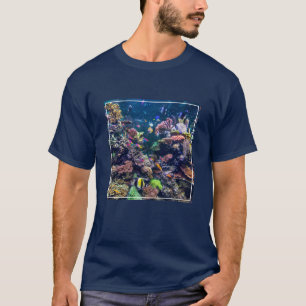 Tropiska stränder Korallrev under vatten T Shirt