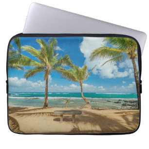 Tropiska stränder Kuau Cove Beach, Maui Hawaii Laptop Fodral