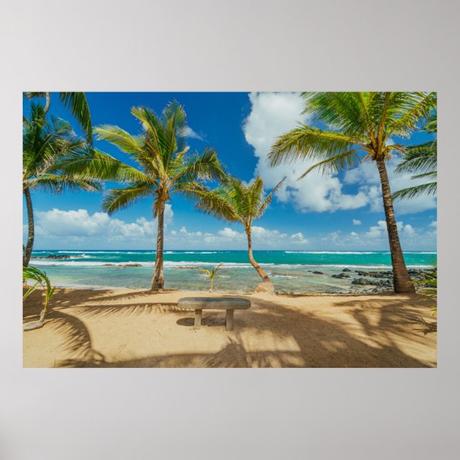 Tropiska stränder | Kuau Cove Beach, Maui Hawaii Poster (Framsidan)