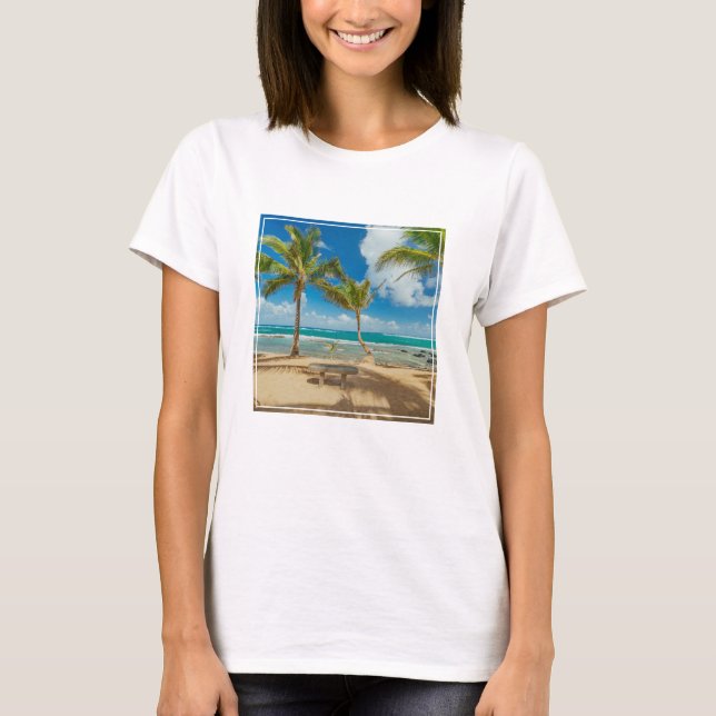 Tropiska stränder | Kuau Cove Beach, Maui Hawaii T Shirt (Framsida)