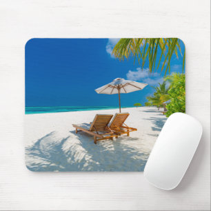 Tropiska stränder Lounge Chairs Beach, Bora Bora Musmatta