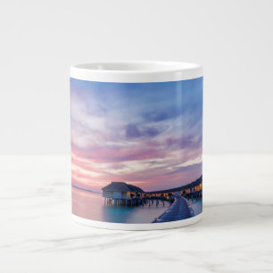 Tropiska stränder Maldiverna Bungalows Jumbo Mugg
