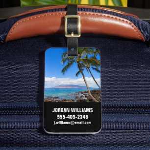 Tropiska stränder Maui Hawaii Island Bagagebricka