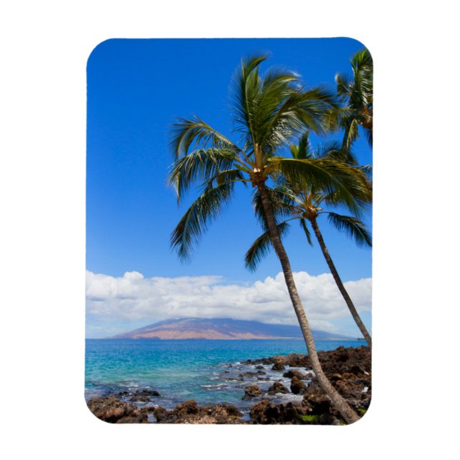 Tropiska stränder | Maui Hawaii Island Magnet (Vertikal)