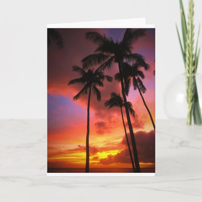 Tropiska stränder | Maui Hawaii Kort (Framsida)