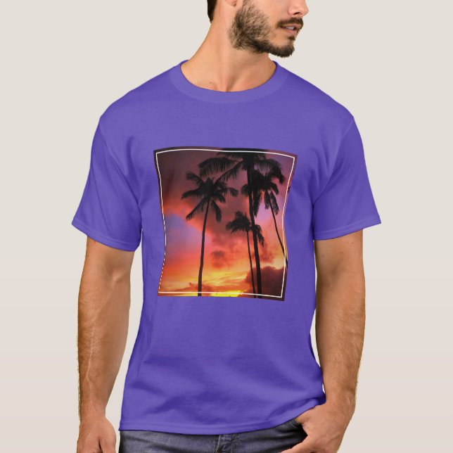 Tropiska stränder | Maui Hawaii T Shirt (Framsida)