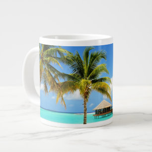 Tropiska stränder Ön & Lagun, Maldiverna Jumbo Mugg