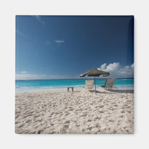 Tropiska stränder Sandy Beach, Anguilla Magnet
