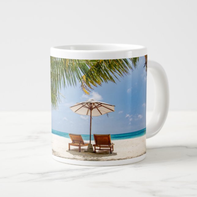 Tropiska stränder | Strand Dominikanska republiken Jumbo Mugg (Framsida höger)