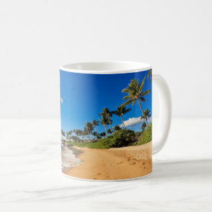 Tropiska stränder Wailea, Maui, Hawaii Kaffemugg